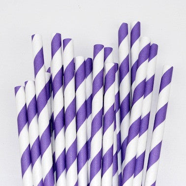 Solid Light Purple Paper Straws - Solid Colored Paper Straws - Sweets &  Treats™